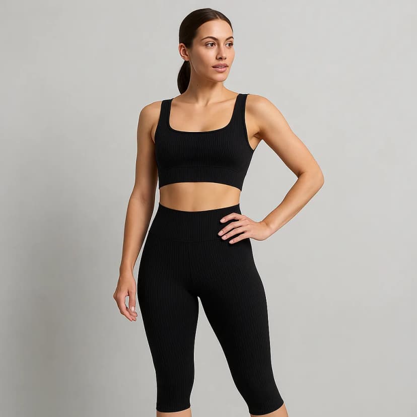 Model wearing clothing item 8